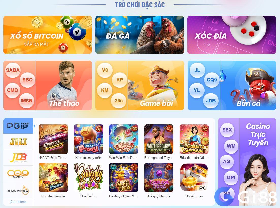Nhà cái Gi8 – Nơi quy tụ tất cả hình thức cá cược hot nhất